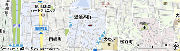 兵庫県西宮市満池谷町7周辺の地図