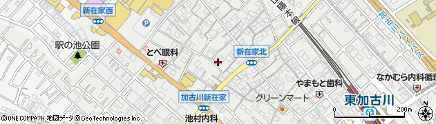 兵庫県加古川市平岡町新在家520周辺の地図