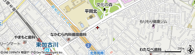 兵庫県加古川市平岡町新在家1481周辺の地図