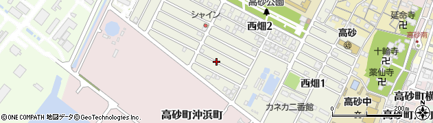 鐘化社宅周辺の地図