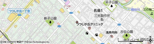 ホワイト急便　佐藤店周辺の地図