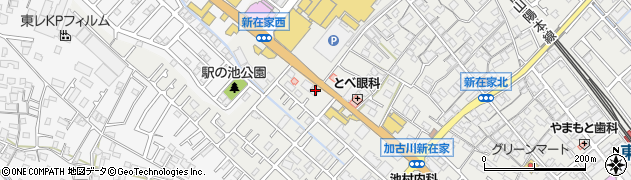 兵庫県加古川市平岡町新在家650周辺の地図