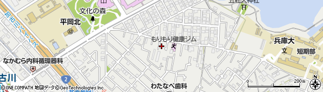 兵庫県加古川市平岡町新在家2199周辺の地図