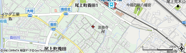 兵庫県加古川市尾上町養田613周辺の地図