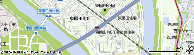 東園田(名神下)公園周辺の地図