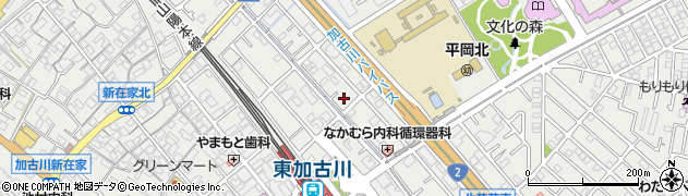 兵庫県加古川市平岡町新在家1380周辺の地図