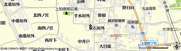 京都府木津川市山城町上狛東石垣外3周辺の地図