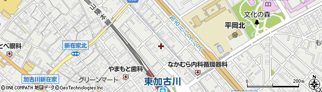 兵庫県加古川市平岡町新在家1362周辺の地図