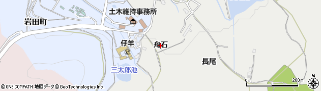愛知県豊橋市岩崎町（舟石）周辺の地図