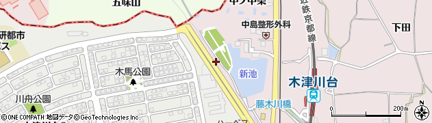 京都府木津川市吐師泉谷周辺の地図