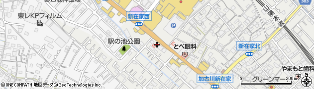 兵庫県加古川市平岡町新在家652周辺の地図