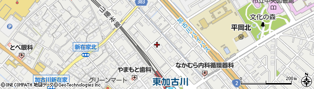 兵庫県加古川市平岡町新在家1365周辺の地図