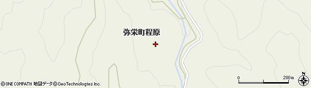 島根県浜田市弥栄町程原410周辺の地図