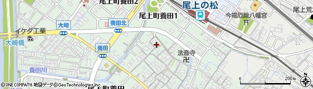 兵庫県加古川市尾上町養田597周辺の地図