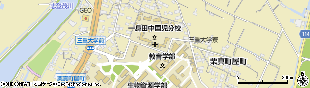 津市立一身田中学校国児分校周辺の地図