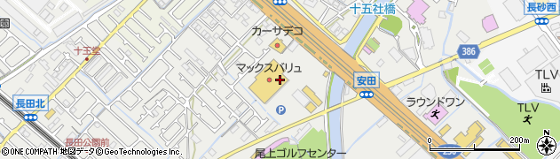 マックスベーカリー安田店周辺の地図