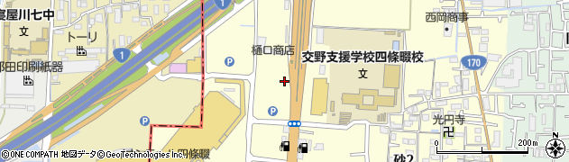 さん天四條畷店周辺の地図