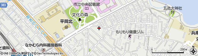 兵庫県加古川市平岡町新在家2215周辺の地図