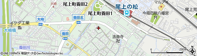 兵庫県加古川市尾上町養田599周辺の地図