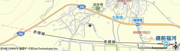 兵庫県赤穂市福浦2580周辺の地図