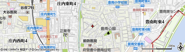 大阪府豊中市豊南町西5丁目周辺の地図