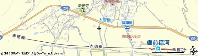 兵庫県赤穂市福浦2419周辺の地図