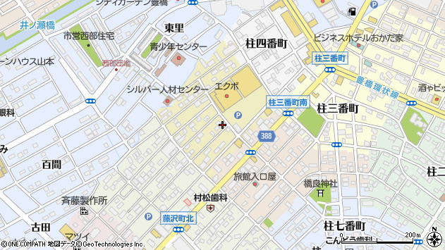 〒441-8059 愛知県豊橋市柱五番町の地図