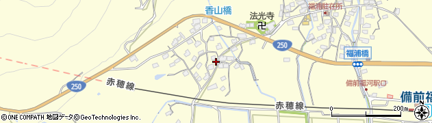 兵庫県赤穂市福浦2634周辺の地図
