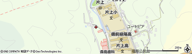 岡山県備前市西片上1104周辺の地図