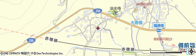 兵庫県赤穂市福浦2638周辺の地図
