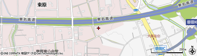 静岡県磐田市大久保1周辺の地図