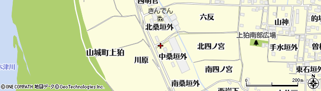 京都府木津川市山城町上狛中桑垣外17周辺の地図