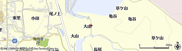 京都府木津川市加茂町里（草ケ山）周辺の地図