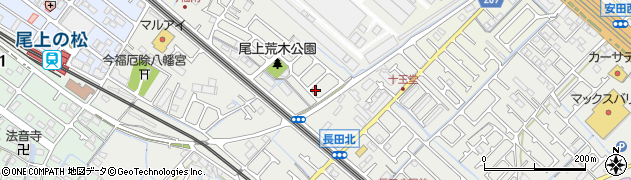 兵庫県加古川市尾上町長田283周辺の地図