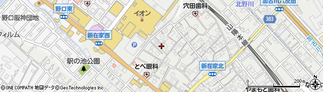 兵庫県加古川市平岡町新在家606周辺の地図