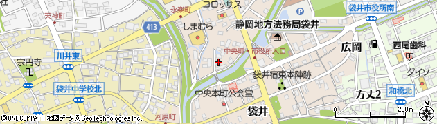 静岡県袋井市永楽町64-11周辺の地図
