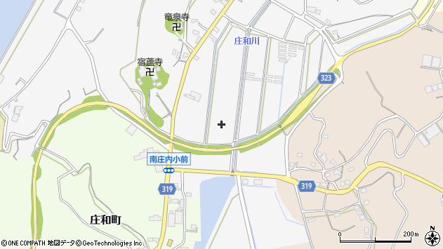 〒431-1208 静岡県浜松市中央区庄内町の地図