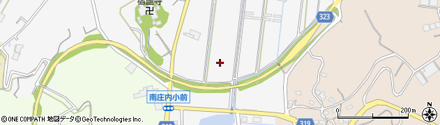 静岡県浜松市中央区庄内町周辺の地図