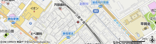 兵庫県加古川市平岡町新在家1100周辺の地図