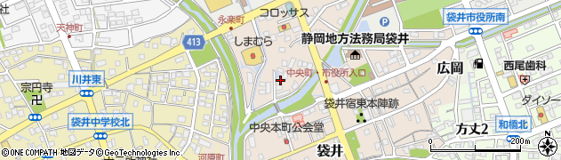 静岡県袋井市永楽町64-2周辺の地図