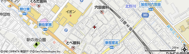 兵庫県加古川市平岡町新在家553周辺の地図