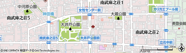武庫之荘レディースクリニック周辺の地図