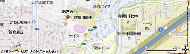 きん太寝屋川大成町店周辺の地図