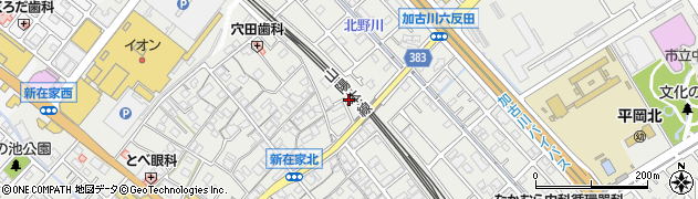 兵庫県加古川市平岡町新在家1101周辺の地図