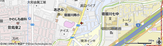 お好み焼き・鉄板焼き きん太 寝屋川大成町店周辺の地図