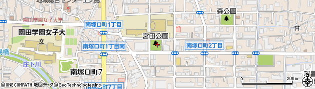宮田公園周辺の地図