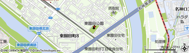 東園田公園周辺の地図