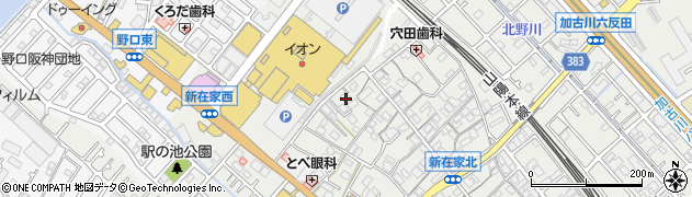 兵庫県加古川市平岡町新在家562周辺の地図