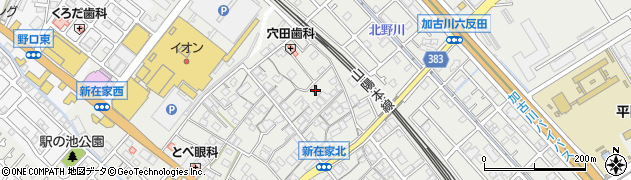 兵庫県加古川市平岡町新在家981周辺の地図