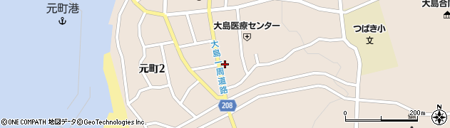 青木理容店周辺の地図